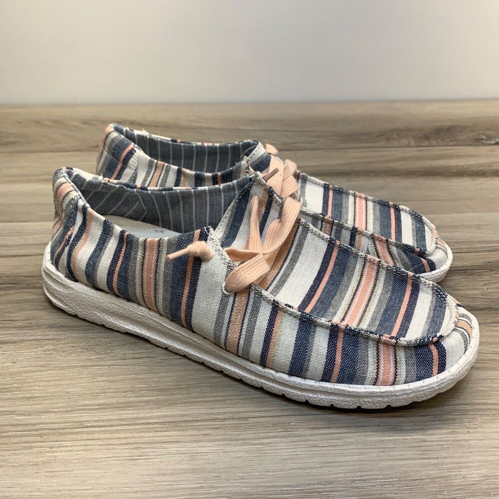 Striped Casual Women's Shoes